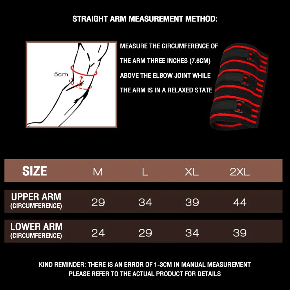 Segmentowane mocowanie Fitness Orteza na łokieć Wsparcie kompresyjne Nałokietniki Pasek Mocne wsparcie dla wyciskania na ławce Trening na siłowni [1
