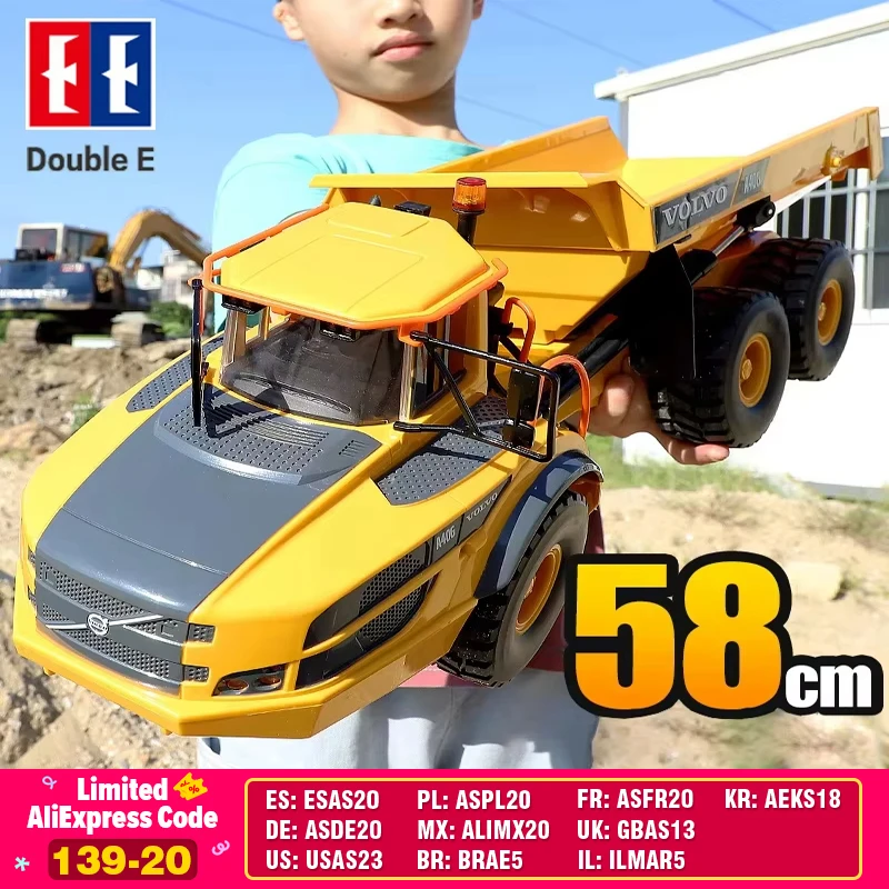 Double E E591 RC Muldenkipper Bagger 1:20 RC Traktor LKW Crawler 2,4G Engineering Fahrzeug Fernbedienung Spielzeug Geburtstagsgeschenke