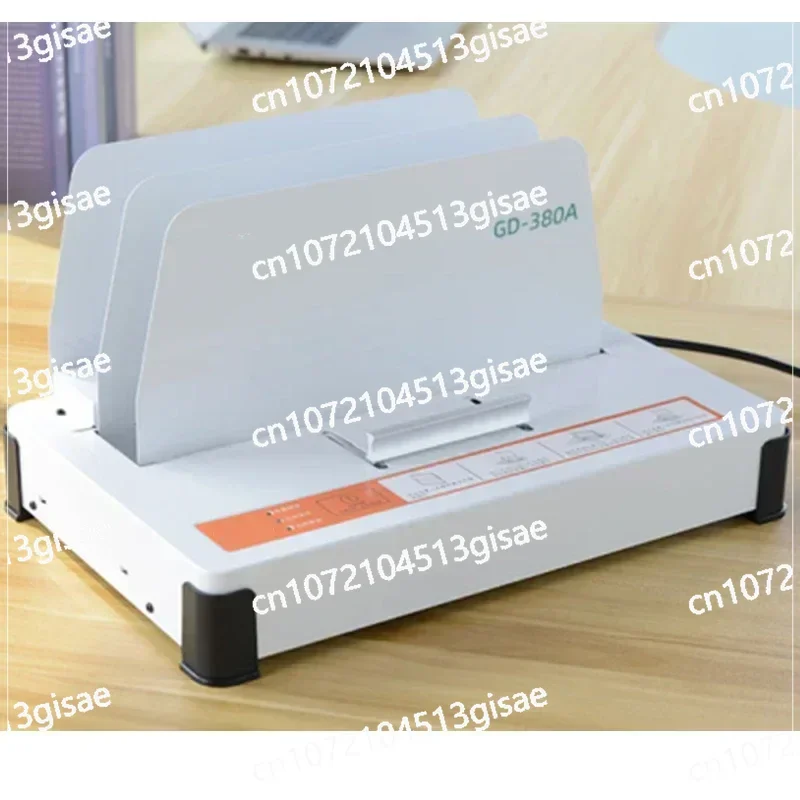 Electric Non Punching Receipts, Accounting Vouchers, Archives, Paper Books, Hot Melt A4380A Small Adhesive Binding Machine
