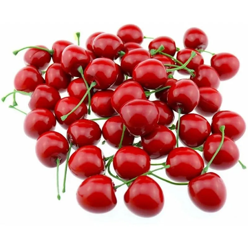Fake Cherry Artificial Fruit Model for Home Decoration