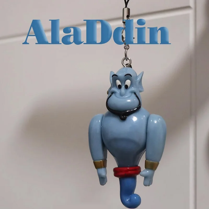 Disney Aladdin Action Figures Toys Dolls Aladdin And The Magic Lamp Genie Figure Toys Genie Key Chain Christmas Gifts For Kids