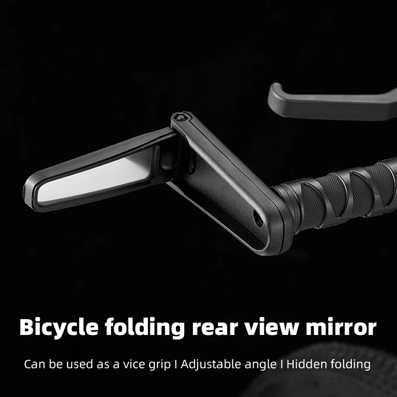 Bicycle Rearview Handlebar Mirror Multifunctional Bike Back Sight Reflector 360 Degree Rotatable Cycling Equipment Accessories