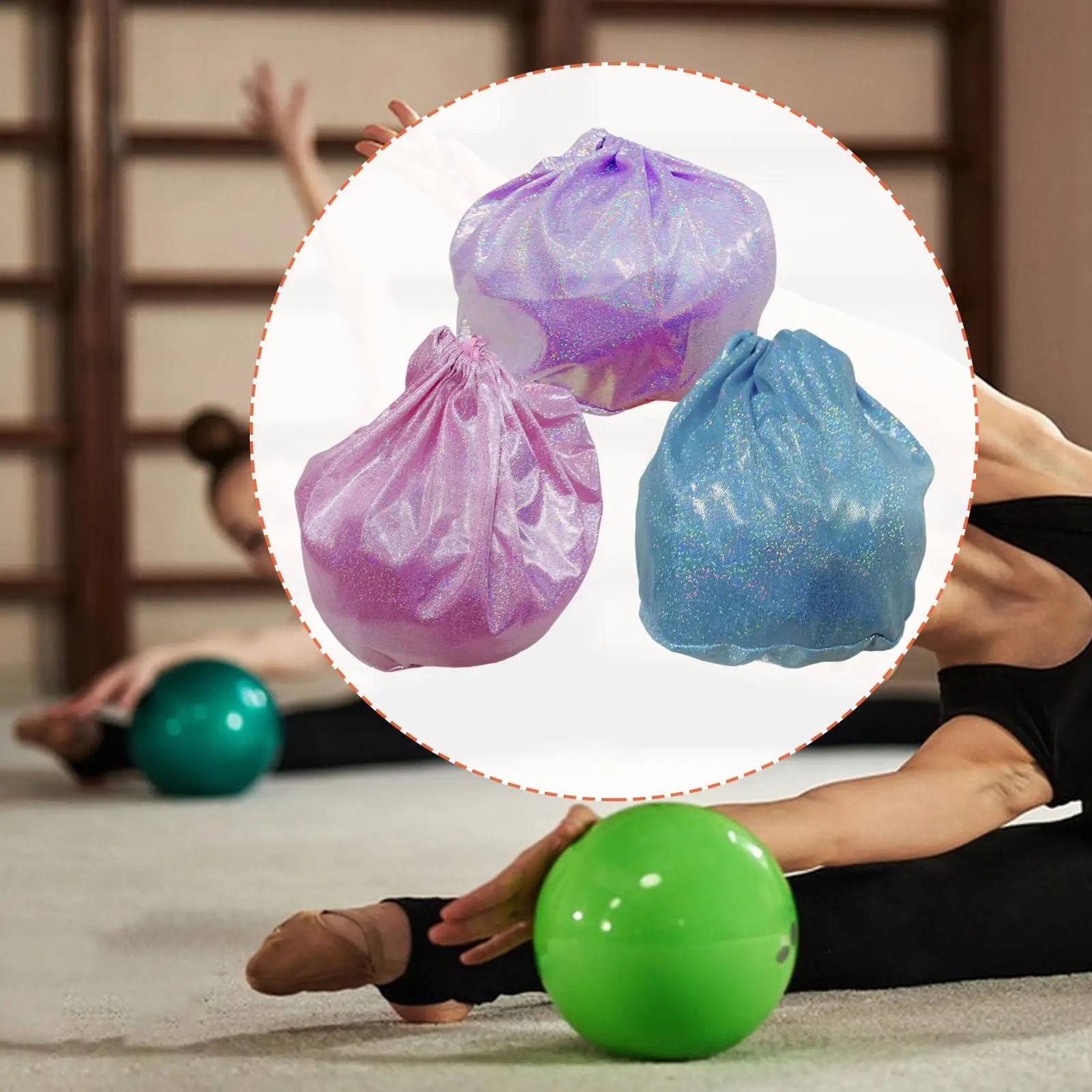 Bolsa de transporte para pelotas de gimnasia rítmica, funda para entrenamiento y danza