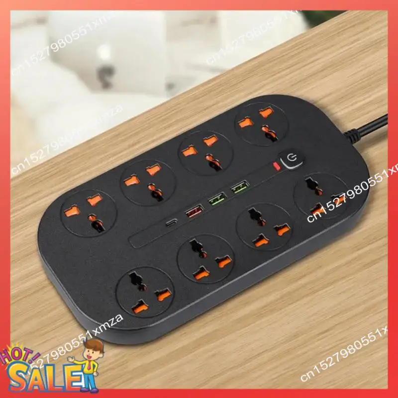 Универсальная розетка для удлинителя ABCL с удлинителем, порт USB Type-C для вилки стандарта США, розетка переменного тока, мультипризрак, вилка стандарта США
