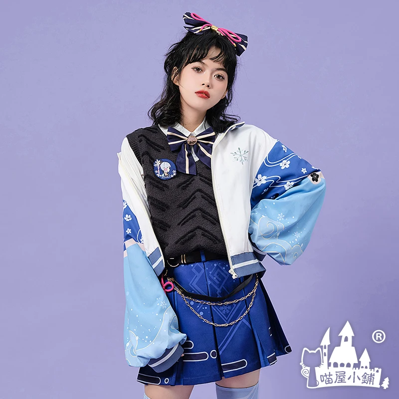 كاميساتو أياكا تأثيري حلي لجميع القديسين عيد الميلاد كوميك كون لعبة أنيمي ملابس الحفلات