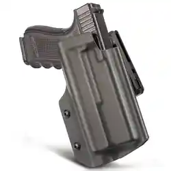 OWB Kydex Holster for Glock 17,G19,G22,G31,With Olight Baldr PRO/ PL Mini2 Valkyrie/Olight Baldr Mini Light & Red Dot,Right hand