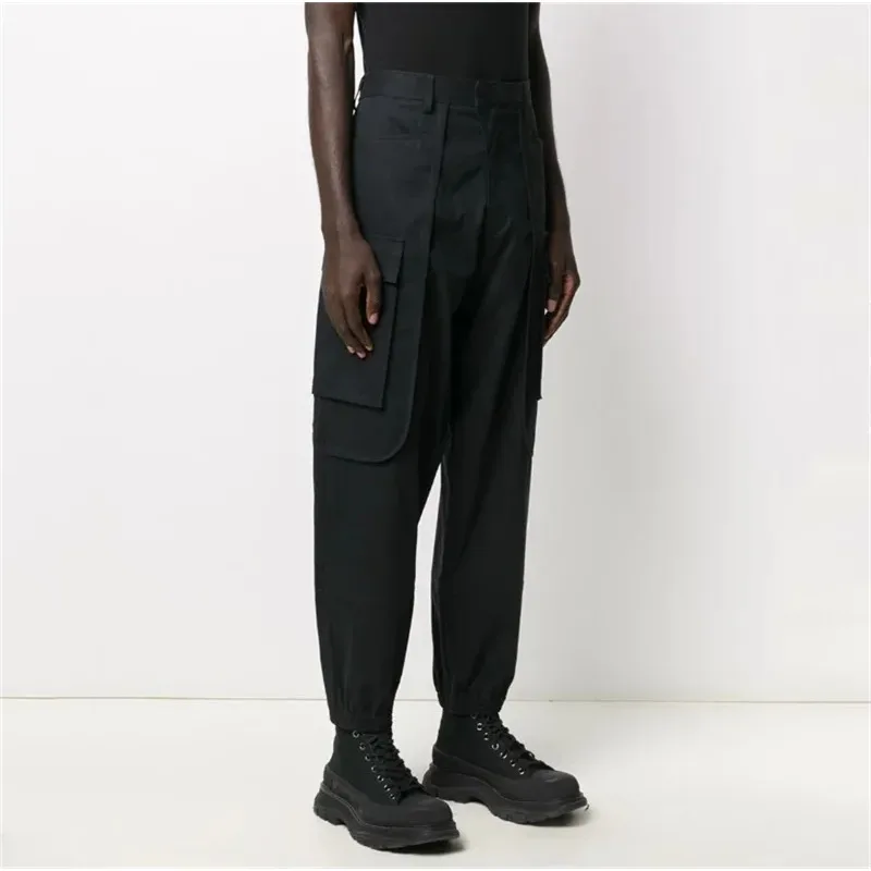 Men's Capris New Youth Casual Pants Trend Men's Pants Handsome Leggings Loose And Versatile Overalls Middle Waist