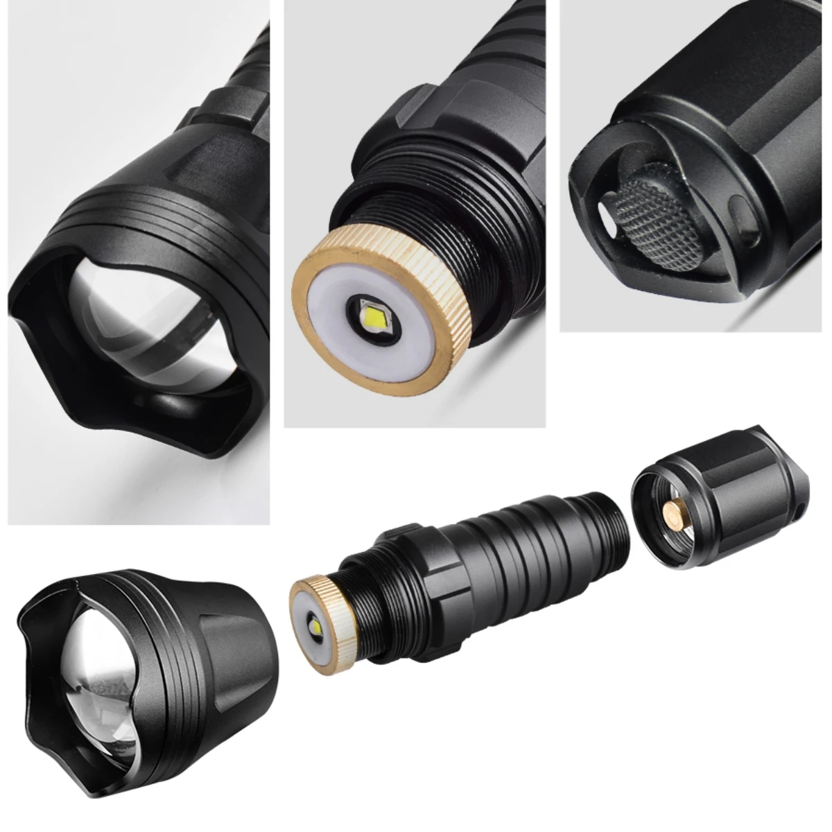 Odepro KL52 ir-pro 850nm luz infrarroja linterna profesional caza Coyote Hog potente antorcha de caza con atenuador continuo