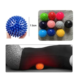 1pcs PVC Thorn Ball Yoga Massage Fitness Fascia Grip Strength Foot Hedgehog Relaxation Exercise Ball for Foot Care