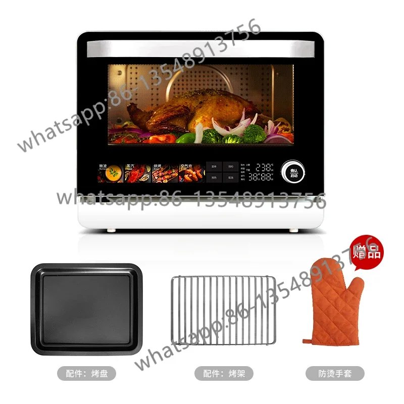 Frequency conversion microwave oven steam baking four-in-one household desktop multi-function all-in-one machine in stock