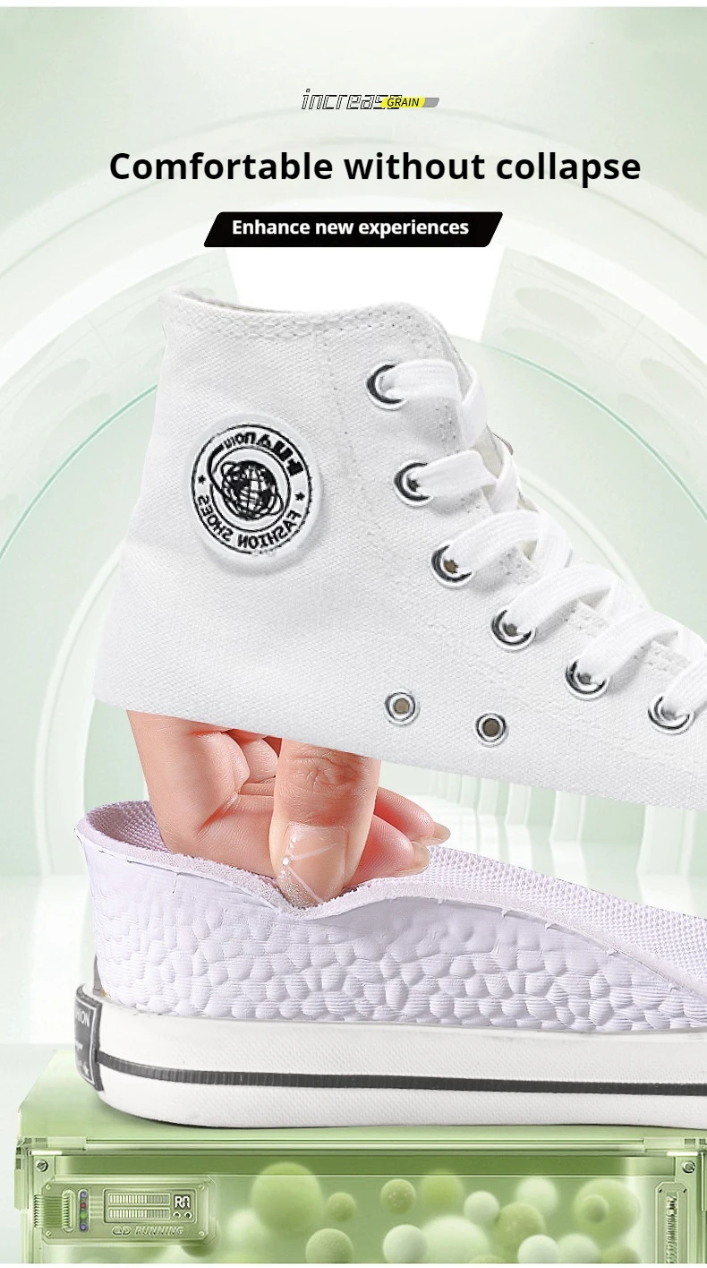 Höhenverstellbare Einlegesohlen für Damen und Herren, stoßdämpfende Sporteinlagen, elastische Sohlen, Fußgewölbestütze, bequeme Schuhpolster, 1 Paar. – Detail 7