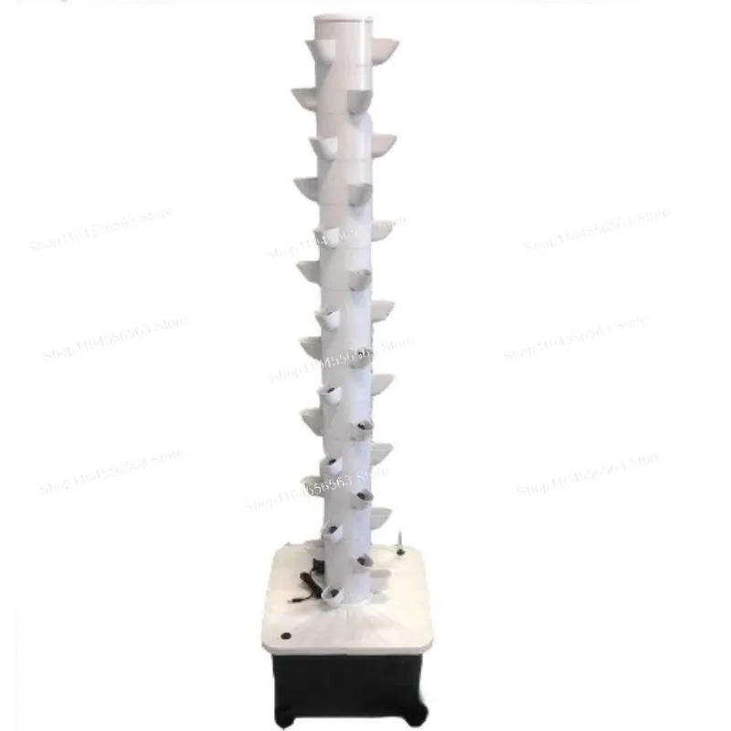 15-Layer 45-Hole Vertical Hydroponic Planting Tower with Pump and Movable Bottom Bucket (Hot Sale)