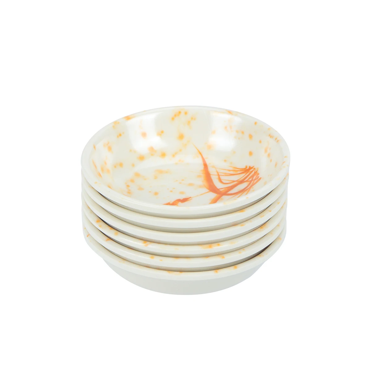 

6 Pcs Seasoning Dish Melamine Dipping Dishes Sauce Small Bowl Serving Saucers for