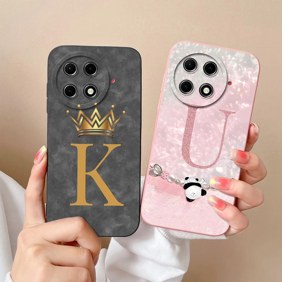 Case For Tecno Camon 30S Pro Cute Panda 26 Letters Silicone Soft TPU Back Cover For TecnoCamon30S Fanda TecnoCamon 30SPro Bumper