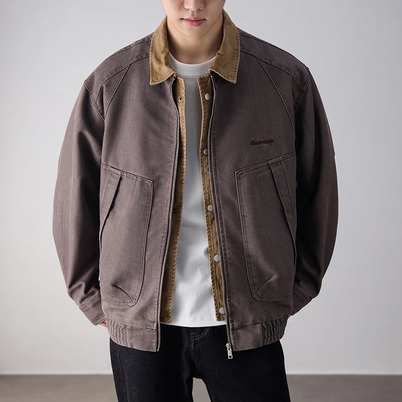 

Новая мужская повседневная куртка-жакет 2026 года, весенне-осенняя, модная, брендовая, больших размеров до 4XL, стильная молодежная верхняя одежда