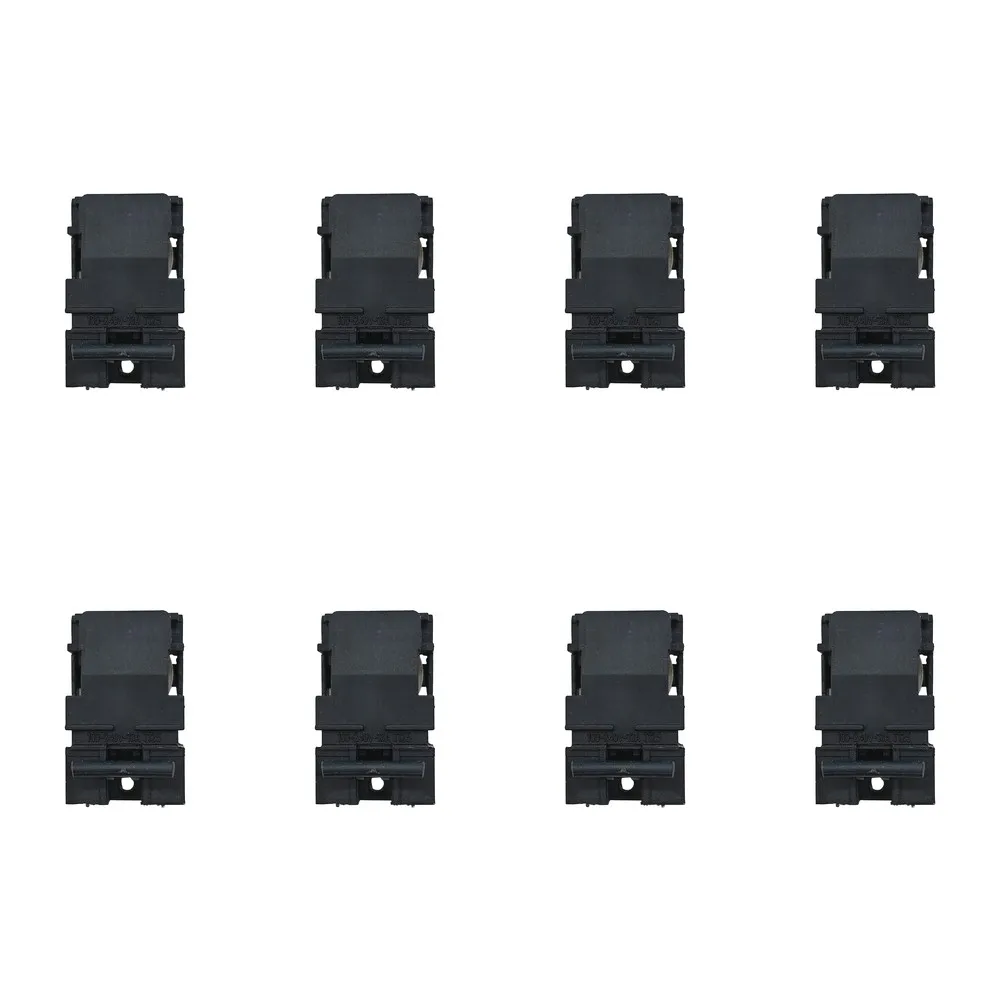 8pcs Electric Steam Switch for For kettle 13A Pure Copper Auto Shut Thermostat 36mm x 22mm Black Replacement Part Set