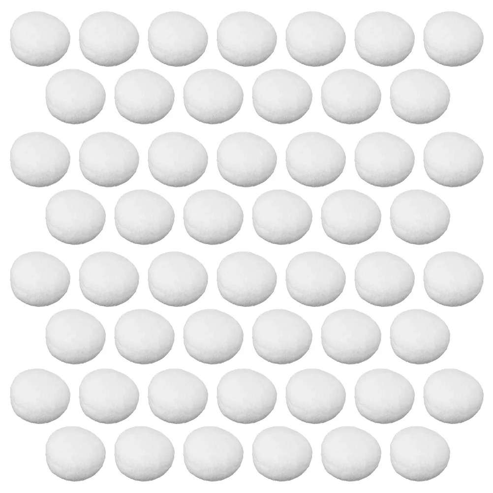 

50 шт. мягких искусственных белых мячей для игры в метание, реквизит для вечеринок в помещении и на улице, украшение