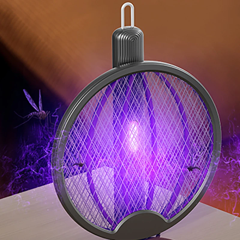 Multi Purpose Mosquito Killing Table Stand/Hold/Hang Mosquito Killing Racket Transformed Into Mosquito Killing Lamp