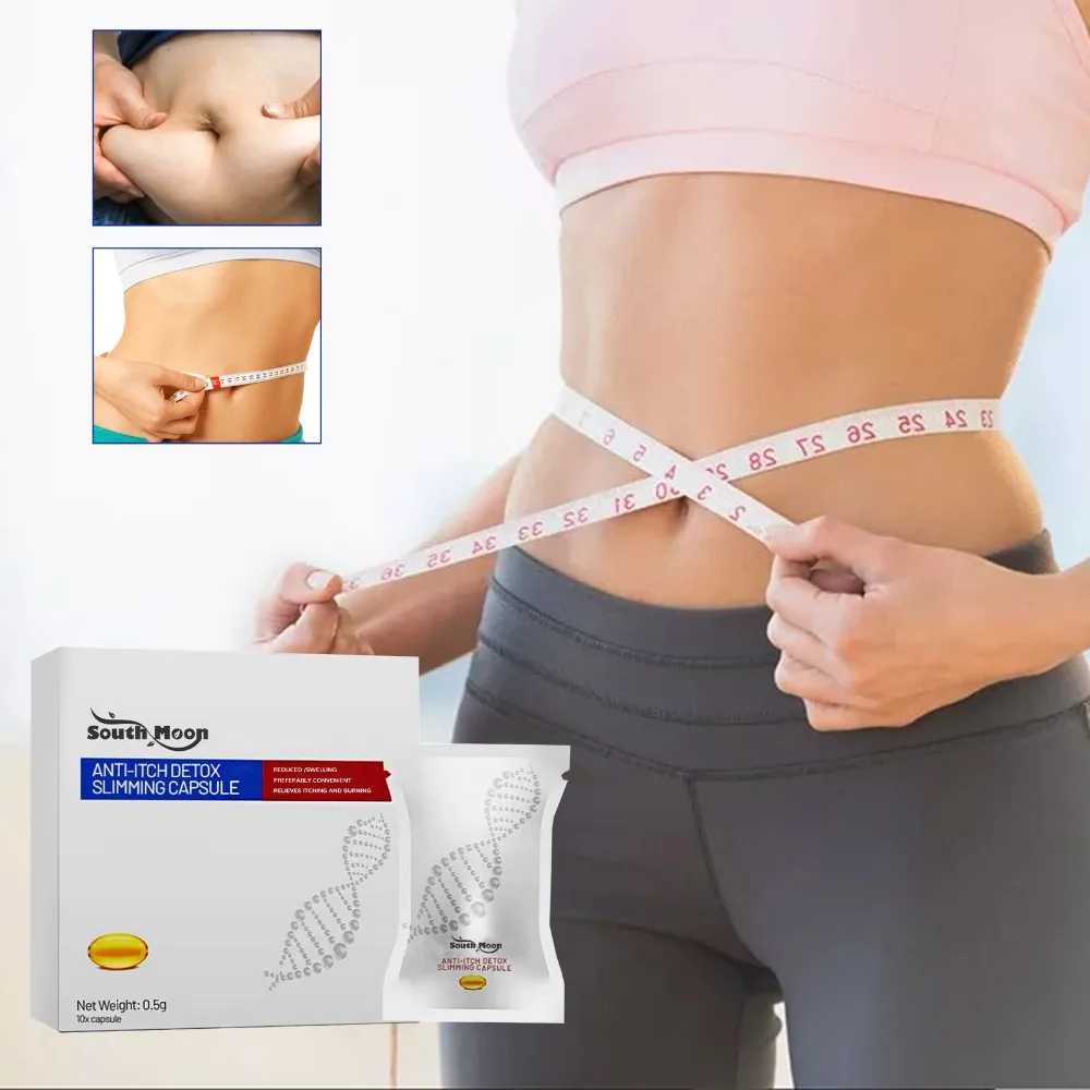 Natural Belly Waist Fat Burning Tender State Slimming Capsule Soothe&Slim Anti-Itch Detox Detox Breathe BodySlimming Detox