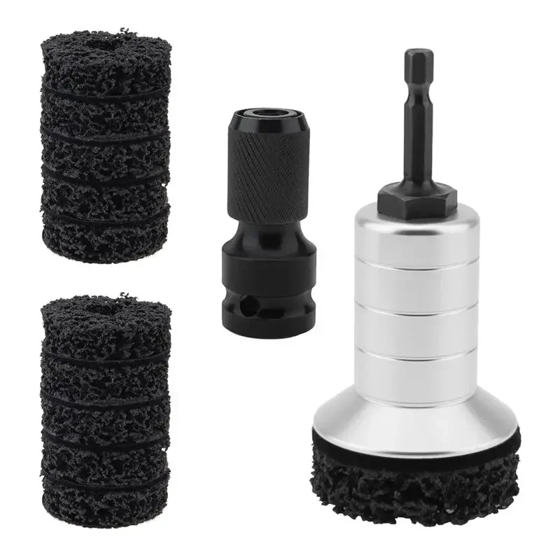 

AADD-Auto Wheel Hub Brush Car Wheel Stud Cleaner Grinder Polishing Tool For Electric Drill Impact Wrench Quick Rust Removal