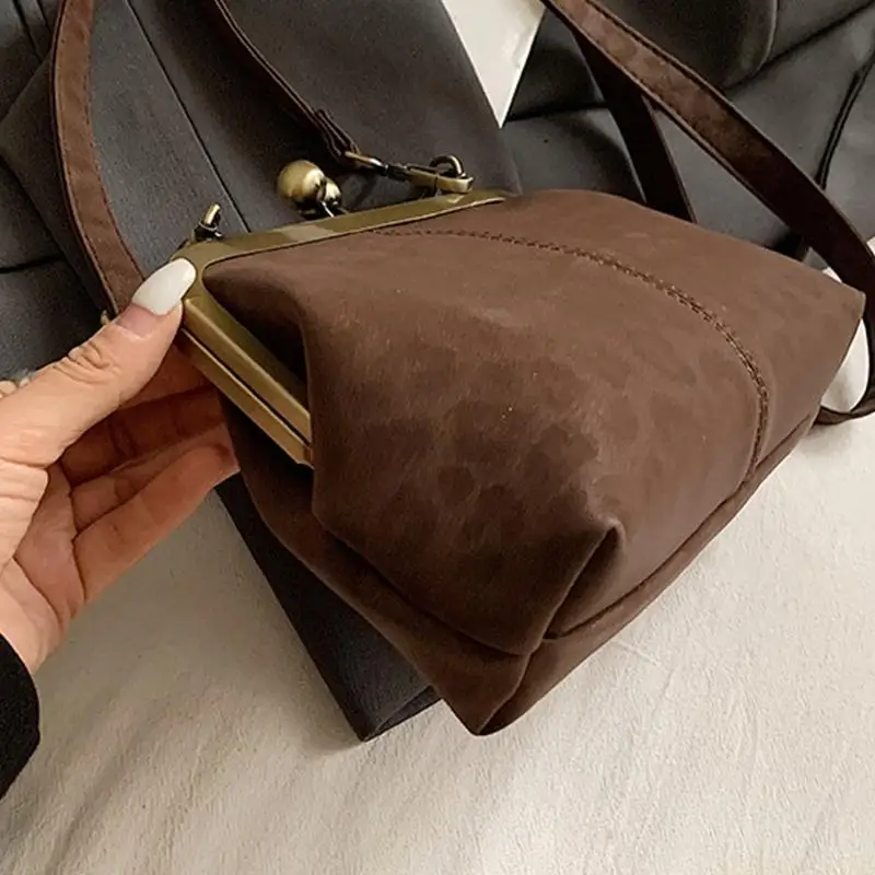 

X90D женская сумка через плечо с матовой отделкой и леопардовым принтом, сумка через плечо в стиле ретро, ​​удобный ремешок для