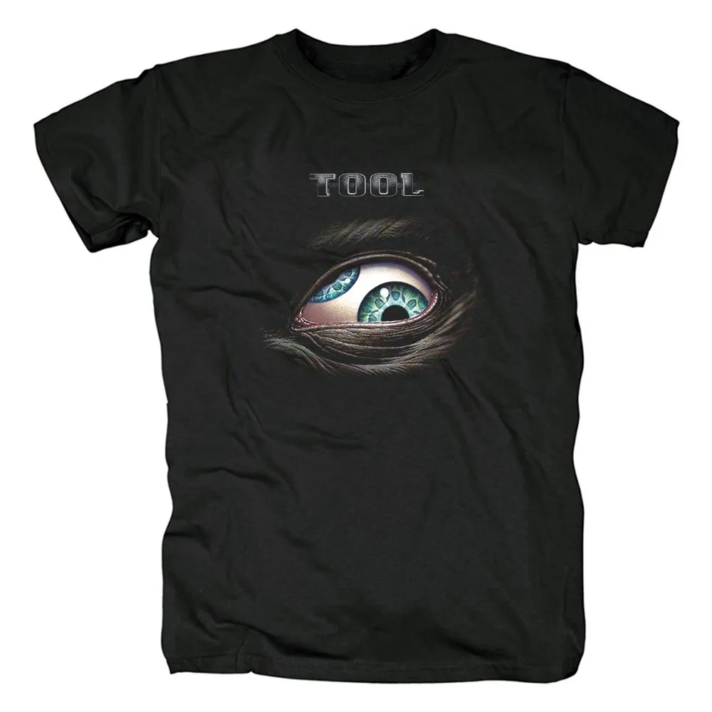 Tool Metal Band Album - Rock Eyes Print Short Sleeve Trendy Brand Personalized Minor-Sized Dark-Theme T-Shirt
