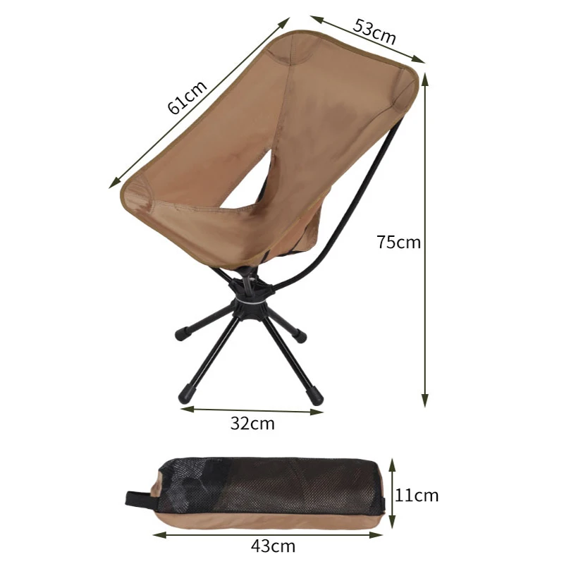 Compact Collapsible Folding Chair ,Portable Oxford Cloth Camping Seat ,Outdoor Backpacking Chair, Picnic Beach, Ultralight Chair