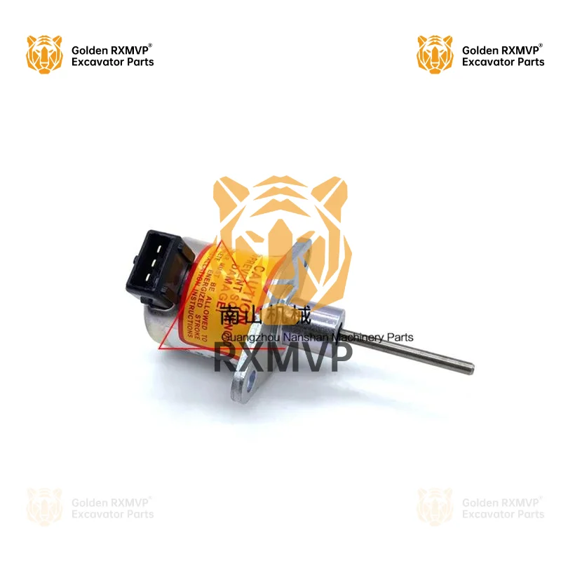 For Datong harvester shut-off solenoid valve switch Kubota engine oil cut-off valve E6820-60011 excavator accessories