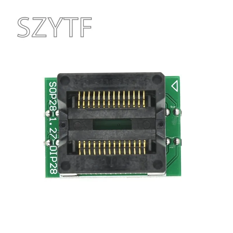SOP28 To DIP28 Conversion Test Seat SOP16 SOP20 300 Mil Gold Plated Spring Seat TO DIP programmer adapter socket