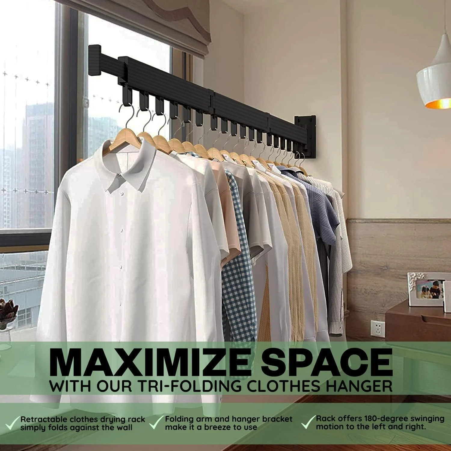 Efficient, reliable, and sturdy laundry drying rack for indoor or outdoor use in your home or apartment. Versatile and dependabl