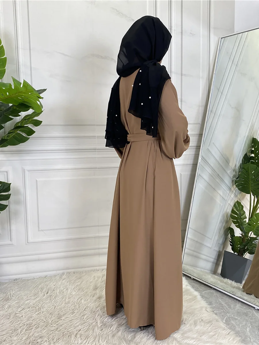 Modest Abaya Ramadan Dubai Robe Femme Musulmane Turkey Kaftan Islamic Clothing Muslim For Women Kimono Caftan Marocain Cardigan