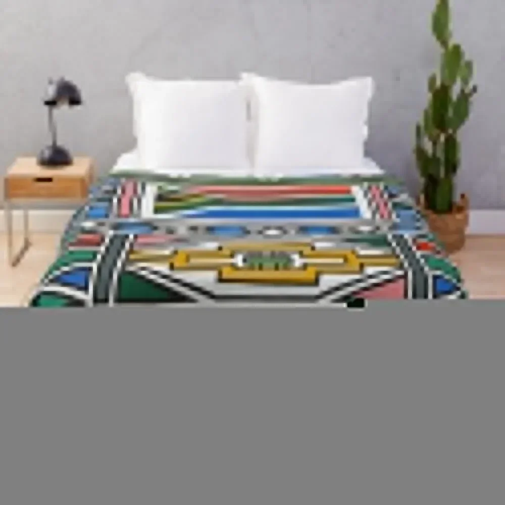 Ndebele Africa design Throw Blanket Tourist Designers Blankets Sofas Of Decoration Luxury Throw Blankets