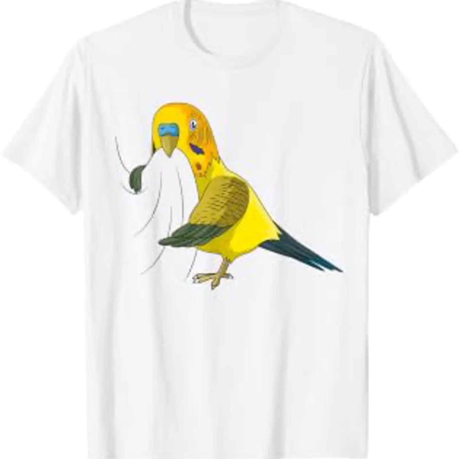 Budgies Lovers Parakeet Welli T Shirt vintage Washed designer clothes Soft graphic Slightly Versatile Unisex Casual Comfortable