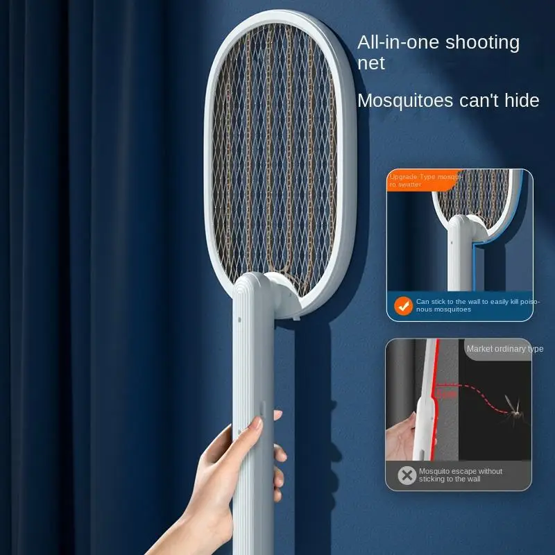 Pieghevole UV Light Bug Zapper Elettrico Mosquito Killer 2-in-1 Fly Swatter Trappola USB Ricaricabile Mosquito Racchetta Insetto Killer Bat