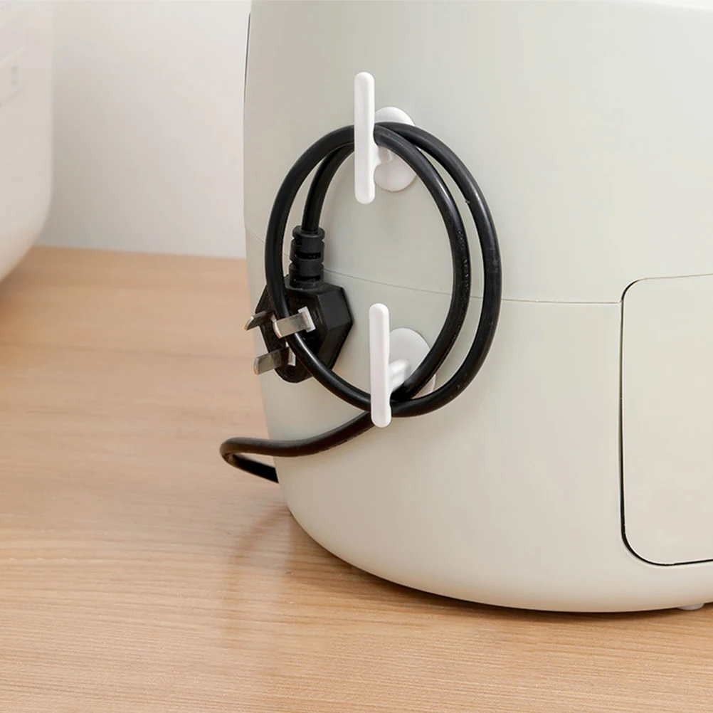 

24Pcs Cord Organizer Adhesive Cable Winder for Desk Wall Mount Charging Cables USB Data Cord Management Holder Portable Compact