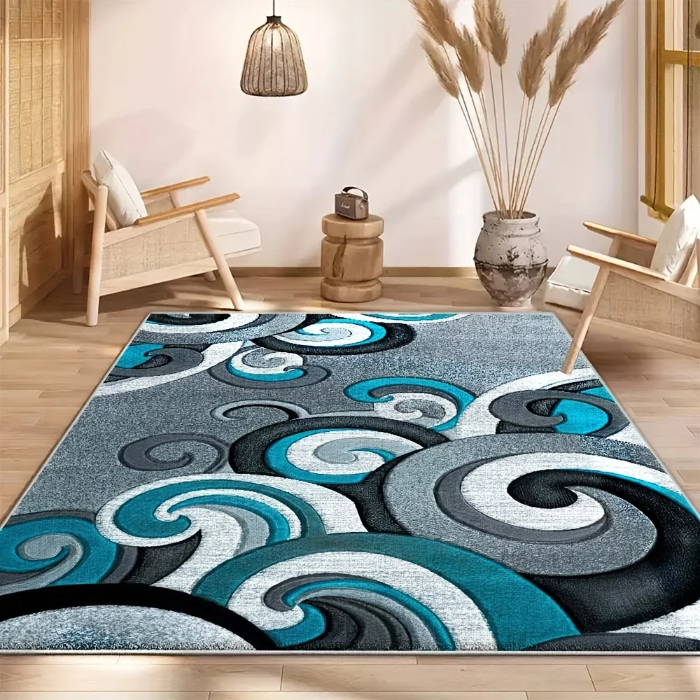 Golden Diamond Velvet Plush Welcome Door Mat – Soft Thickened Non-Slip Indoor Floor Rug for Living Room, Bedroom, or Entryway 5