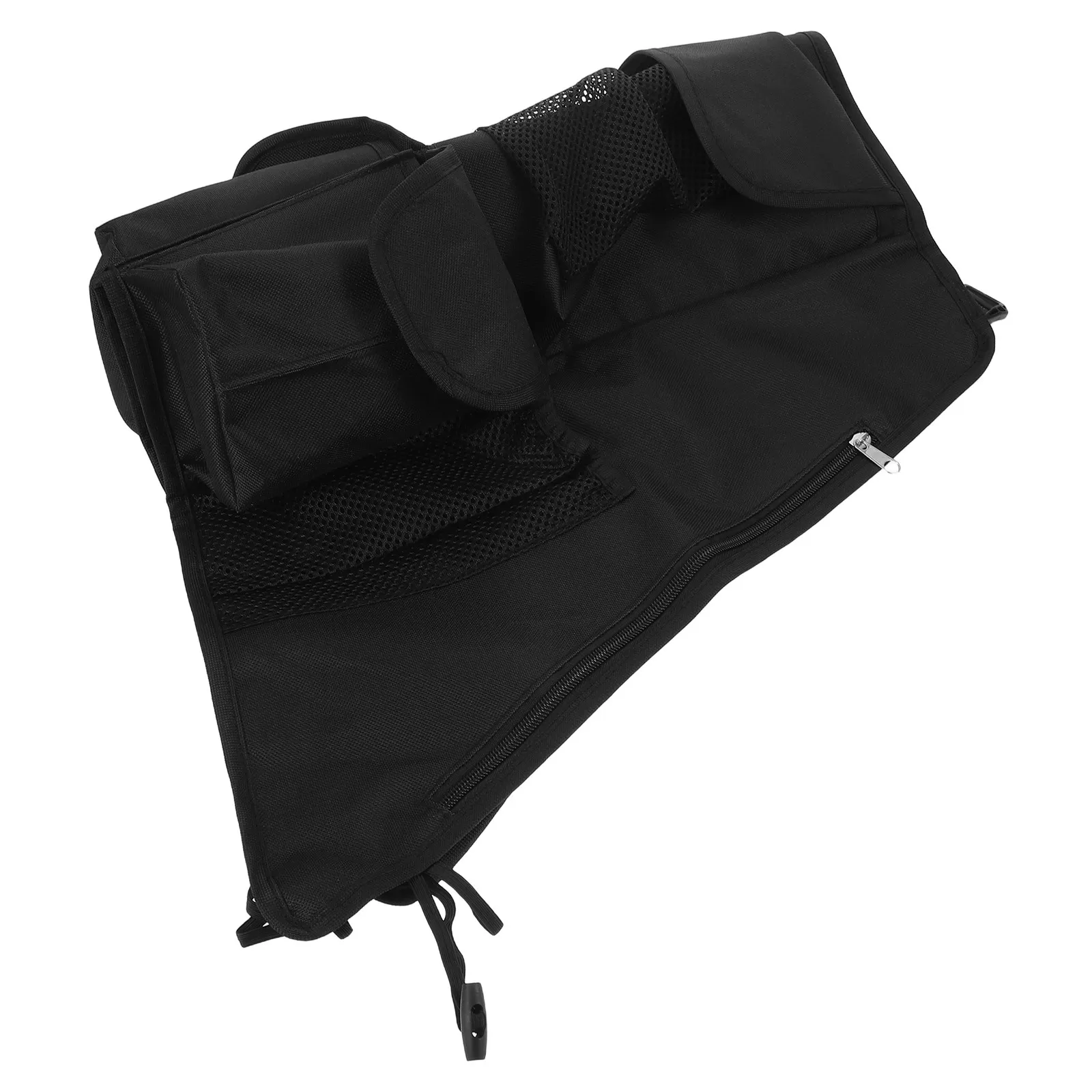 Large Capacity Universal Stroller Organizer Bag for Infant Pushchair Pram Bottom Basket Baby Essentials Storage Hanging Mesh