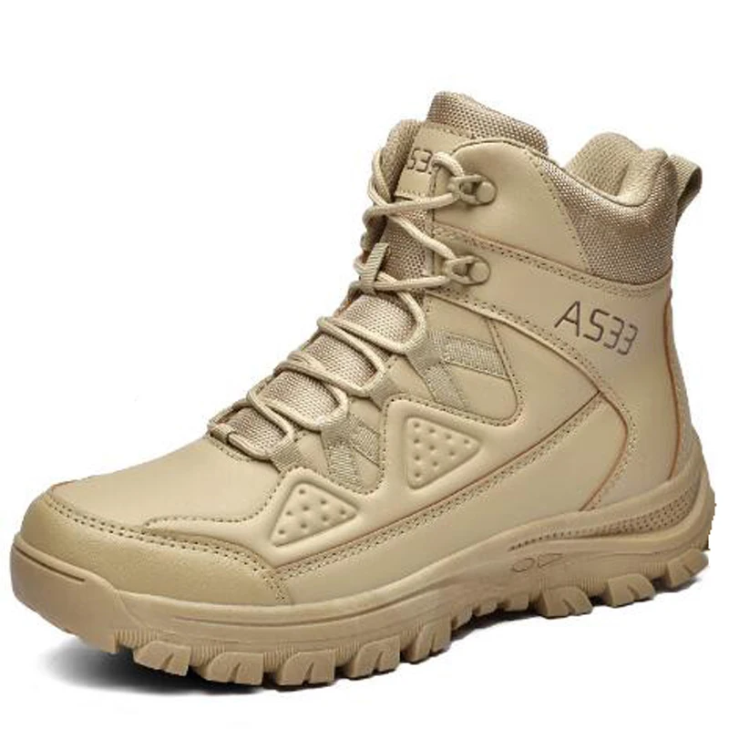 Botas militares Botas de combate de talla grande para hombre Botas altas para campo al aire libre Botas de montaña Botas para el desierto Botas para hombre M1018