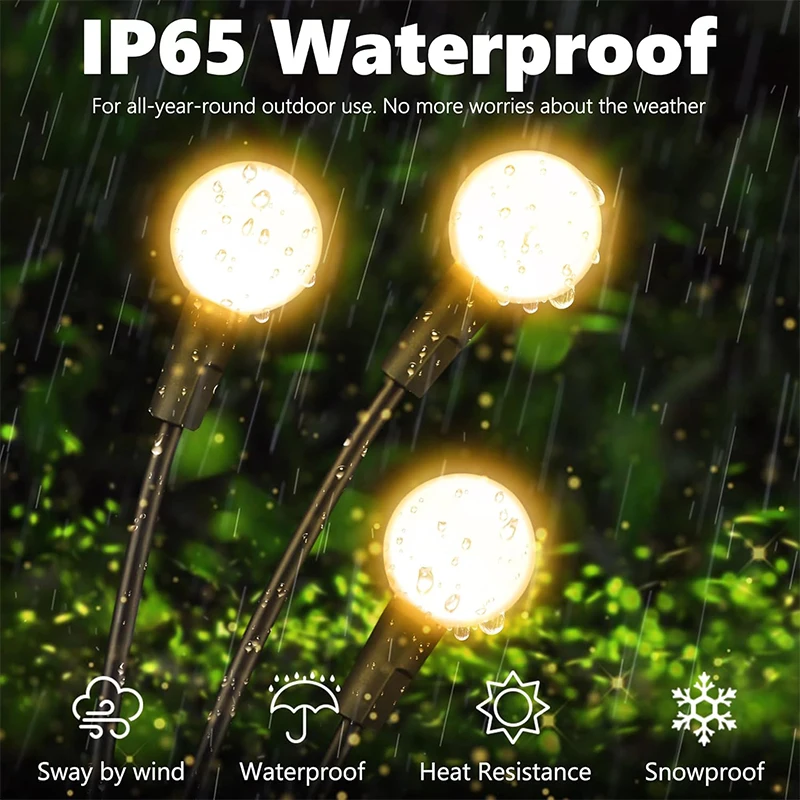 Solar Patio Lights LED Outdoor Swaying Firefly Lamp Waterproof for Yard Pathway Lawn Landscape Decor Solar Light