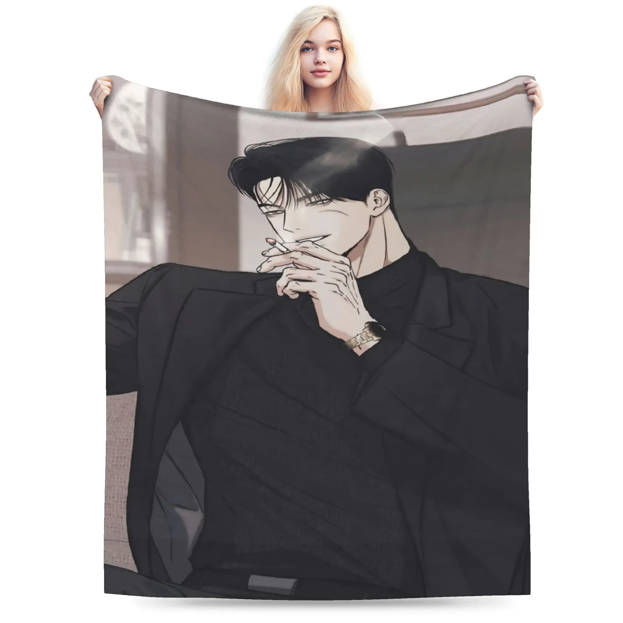 Novelty Design D-diamond Dust  Blanket Super Soft Flannel  Relax Throw Blankets Machine Washable