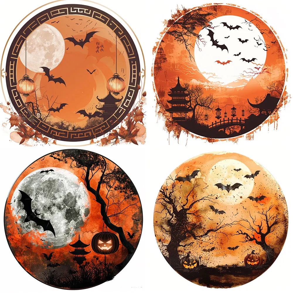 Halloween Art Stickers Pack Varied for Kids Crafts Scrapbooking Luggage Laptop Notebook Car Aesthetic Decoration Graffiti Decals