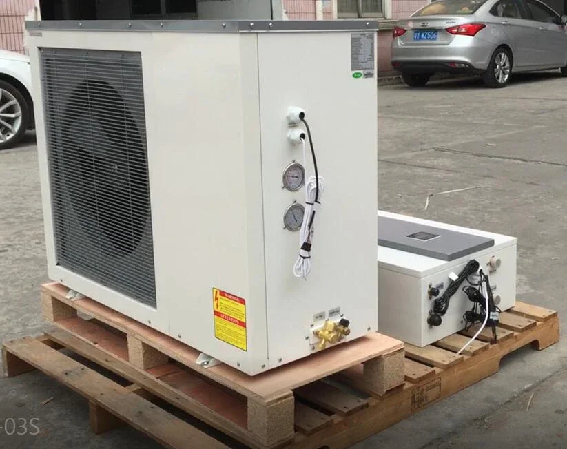 Folansi 13.8kw DC inverter split heat pump air to water hot water heating cooling split DC inverter heat pump for cold climate image 2