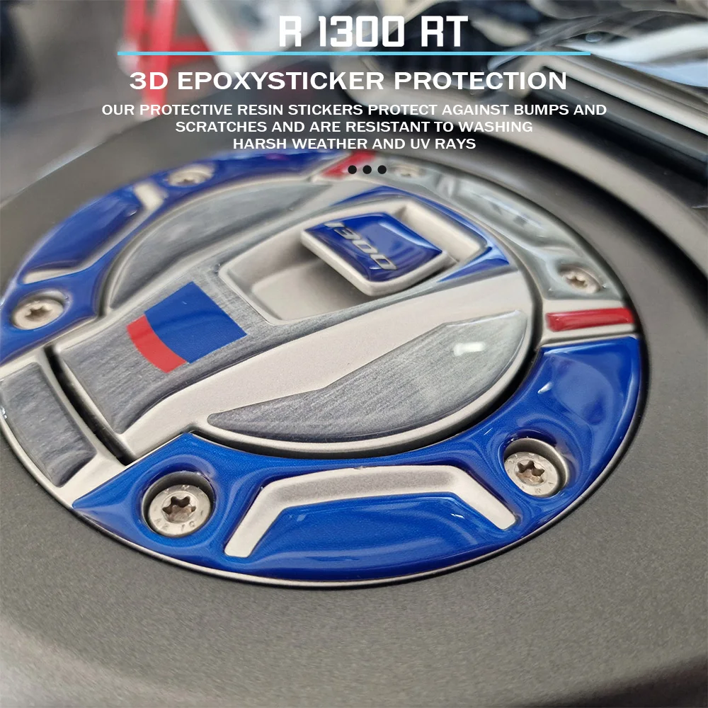 For R 1300 RT 2025 Sticker Motorcycle Accessories Fuel Tank Cap Protection Waterproof 3D Resin Decal R1300RT