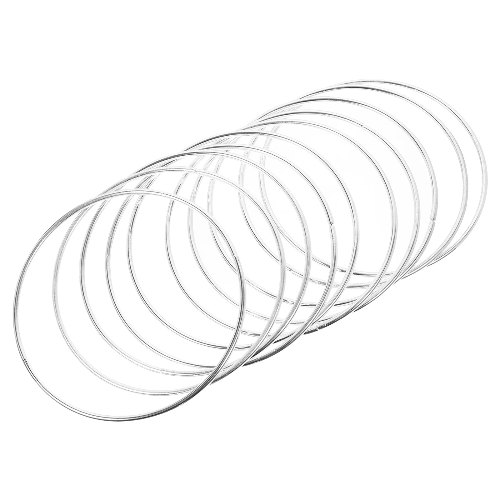 

10 pcs Iron Circle 10Cm Metal Ring For Diy Dreamcatcher Wall Hanging Craft Home Decor Display Frame Cloth Fabric Accessory
