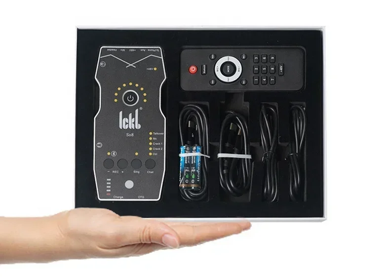 Hot Selling Professional Maker ICKB SO8 Track USB Sound Card for Singers