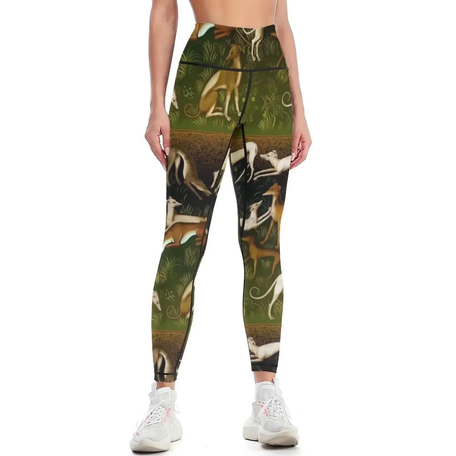 

Greyhounds Leggings Sports female Tight fitting woman Legging sport Women's high waist Womens Leggings
