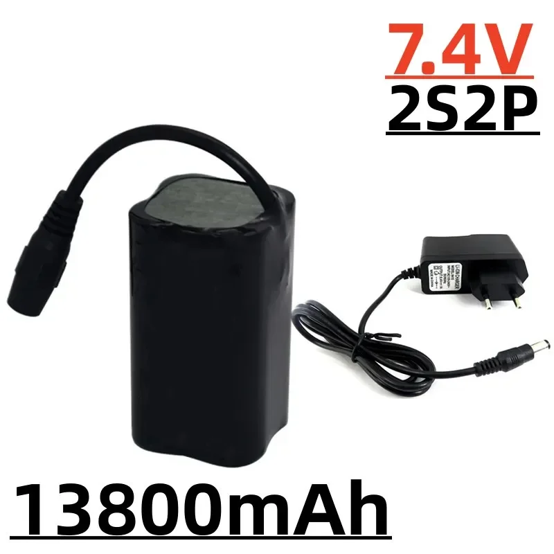 

Batería Lipo mejorada, 7,4 V, 13800mah, T188, 2011-5, T888, V007, H18, C18, Fernbedienung, Angeln, Colonia Boote, Ersatzteile