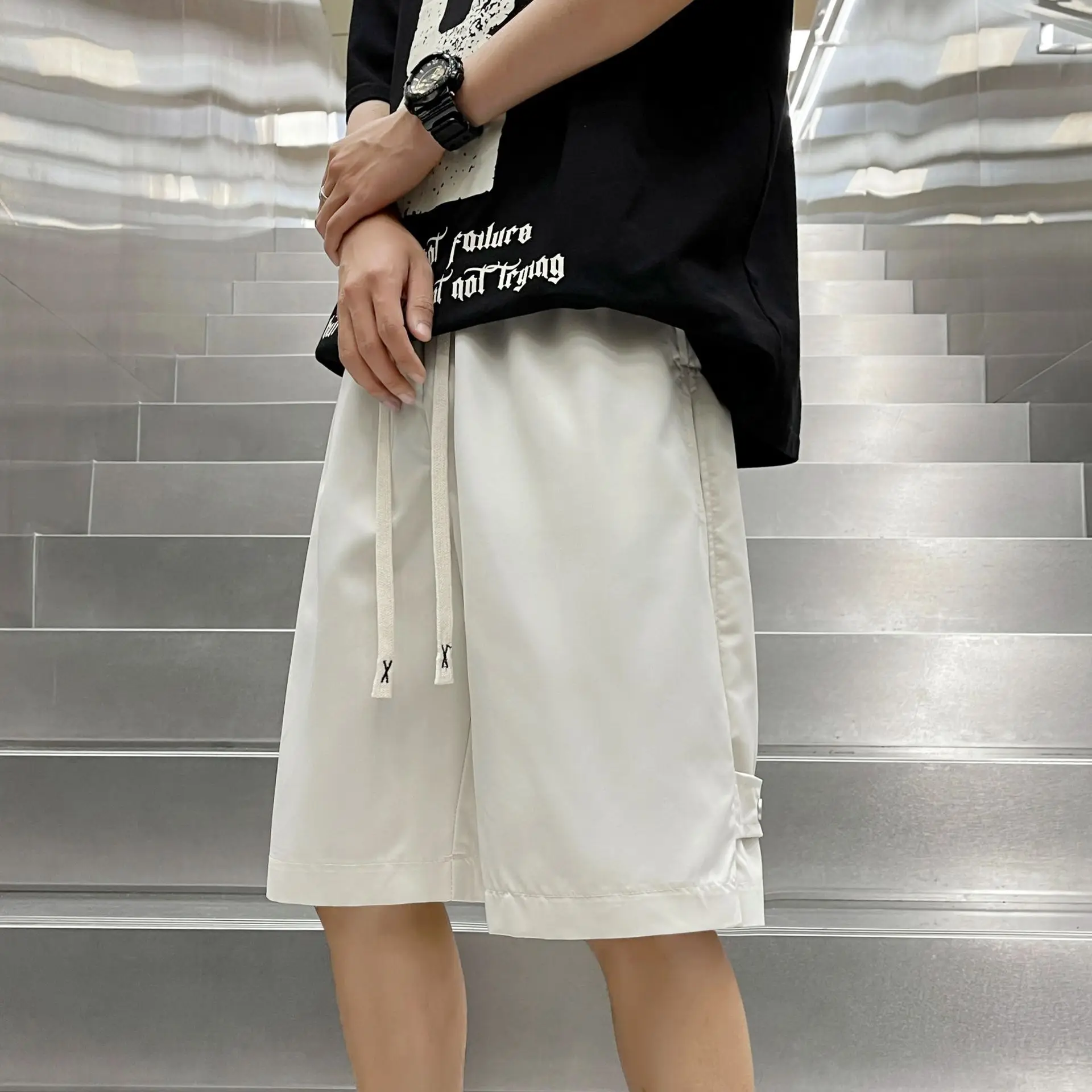 Amerikanische funktionelle Arbeitskleidung, Freizeitshorts für Herren, Sommer, trendige Marke, vielseitige High-Street-Freizeithose mit Brüsten