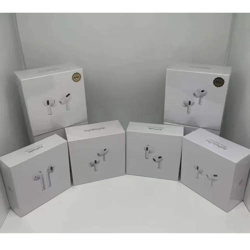 AirPods Pro 2 3 4 سماعة لاسلكية تعمل بالبلوتوث سماعات أذن نشطة إلغاء الضوضاء شفافة الصوت المكاني USB-C علبة شحن لابل