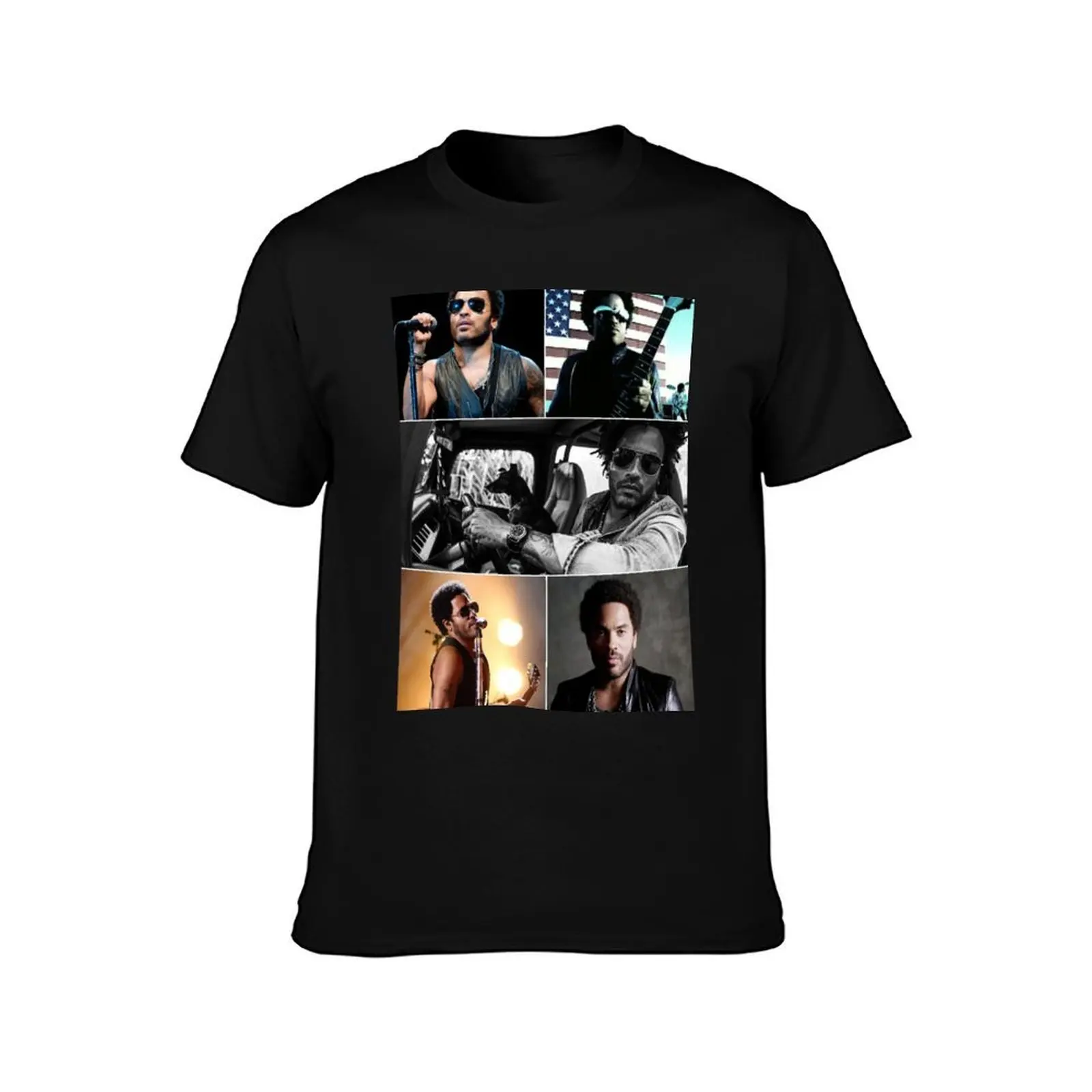 Lenny Kravitz American singer-songwriter Ultimate Aesthetic Collage - 1 T-Shirt Comfortable Daily Wear Tee T-Shirt